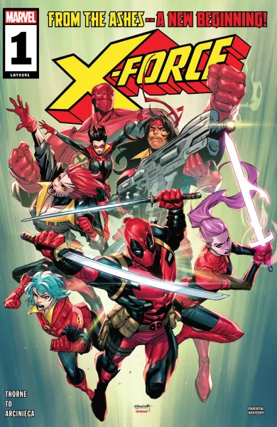 Read collections X-Force (2024) comic books online in PDF for free by Geoffrey Thorne, illustrated by Marcus To and Erick Arciniega. Enjoy best free stories now.