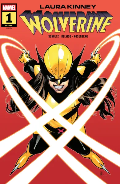 Read collections Laura Kinney: Wolverine (2024) comic books online in PDF for free by Erica Schultz, illustrated by Giada Belviso and Rachelle Rosenberg. Enjoy best free stories now.