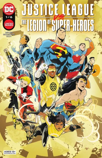 Read collections Justice League vs. The Legion of Super-Heroes (2022) comic books online in PDF for free by Brian Michael Bendis, illustrated by Scott Godlewski. Enjoy best free stories now.
