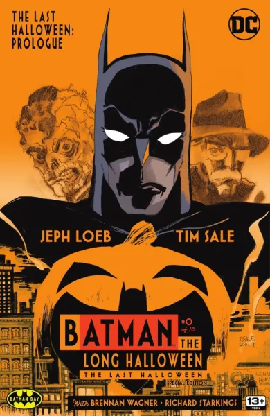 Read collections Batman: The Long Halloween - The Last Halloween (2024) comic books online in PDF for free by Jeph Loeb, illustrated by Brennan Wagner and Tim Sale. Enjoy best free stories now.
