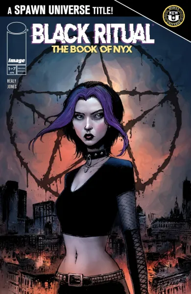 Read collections Black Ritual: The Book of Nyx (2025) comic books online in PDF for free by Thomas Healy, illustrated by Nat Jones. Enjoy best free stories now.
