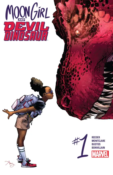 Read collections Moon Girl and Devil Dinosaur (2015) comic books online in PDF for free by Brandon Montclare, illustrated by Natacha Bustos. Enjoy best free stories now.