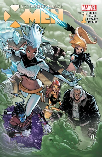 Read collections Extraordinary X-Men (2015) comic books online in PDF for free by Jeff Lemire, illustrated by Humberto Ramos. Enjoy best free stories now.