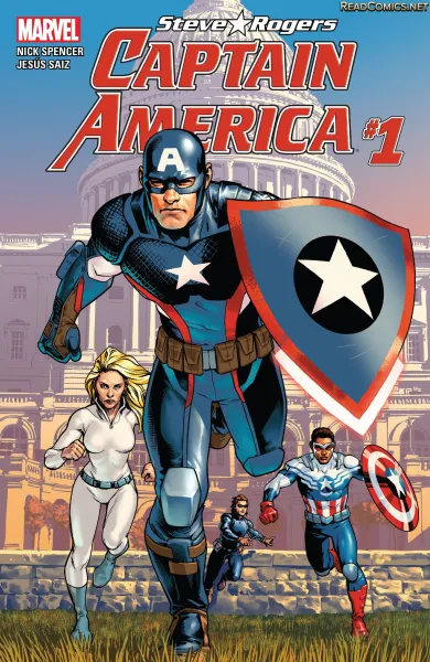 Read collections Captain America: Steve Rogers (2016) comic books online in PDF for free by Nick Spencer, illustrated by Jesus Saiz. Enjoy best free stories now.
