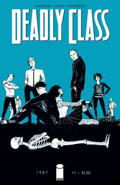 Read collections Deadly Class (2014) comic books online in PDF for free by Rick Remender, illustrated by Wes Craig. Enjoy best free stories now.