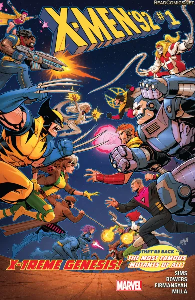 Read collections X-Men '92 (2016) comic books online in PDF for free by Chris Sims, illustrated by Alti Firmansyah. Enjoy best free stories now.