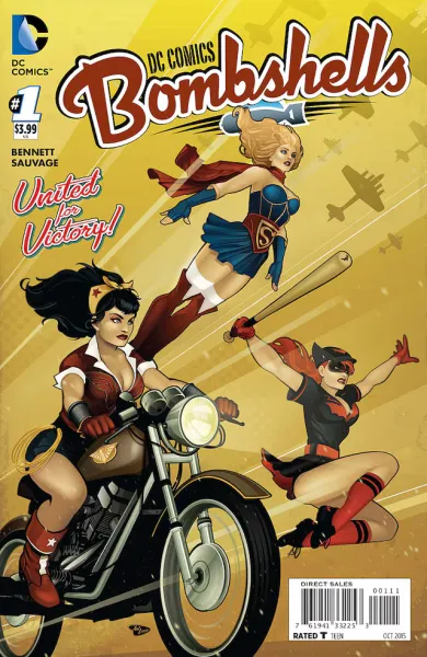 Read collections Bombshells (2015) comic books online in PDF for free by Marguerite Bennett, illustrated by Marguerite Sauvage. Enjoy best free stories now.