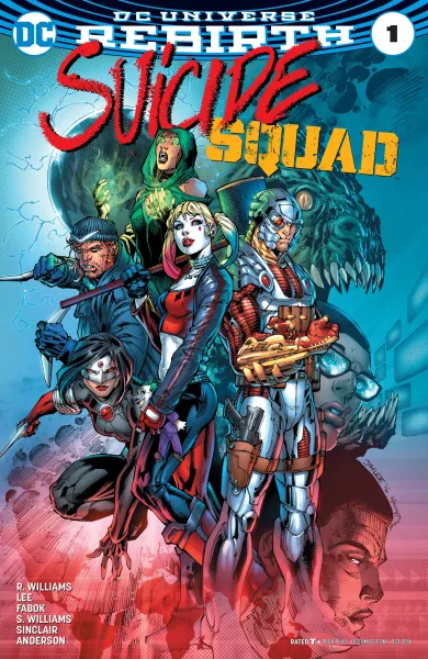 Read collections Suicide Squad (2016) comic books online in PDF for free by Rob Williams, illustrated by Jim Lee. Enjoy best free stories now.