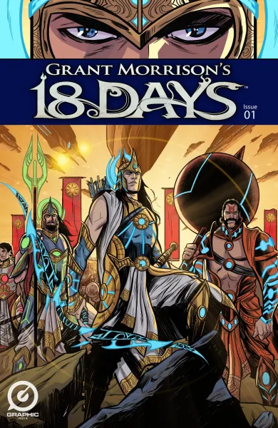 Read collections Grant Morrison's 18 Days (2015) comic books online in PDF for free by Grant Morrison, illustrated by Jeevan Kang. Enjoy best free stories now.
