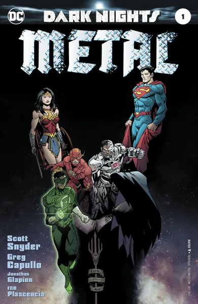 Read collections Dark Nights: Metal (2017) comic books online in PDF for free by Scott Snyder, illustrated by Greg Capullo. Enjoy best free stories now.