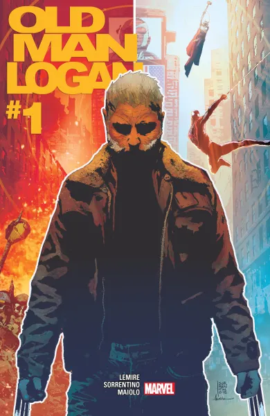 Read collections Old Man Logan (2015) comic books online in PDF for free by Jeff Lemire, illustrated by Andrea Sorrentino. Enjoy best free stories now.