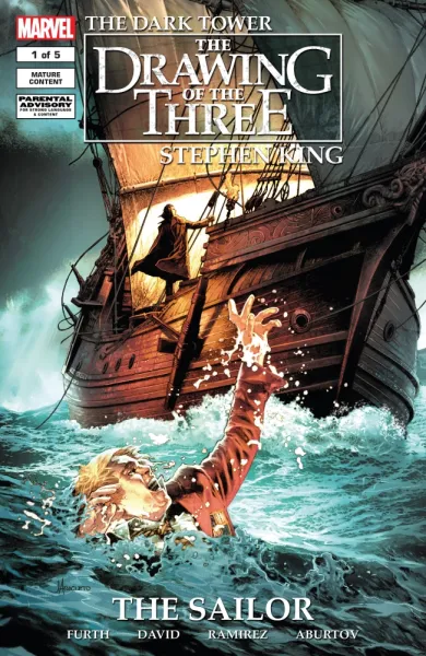 Read collections THE DRAWING OF THE THREE (2016) comic books online in PDF for free by Peter David, illustrated by Juanan Ramirez. Enjoy best free stories now.