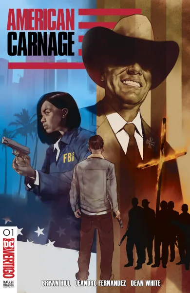 Read collections American Carnage (2018) comic books online in PDF for free by Bryan Edward Hill, illustrated by Leandro Fernandez. Enjoy best free stories now.