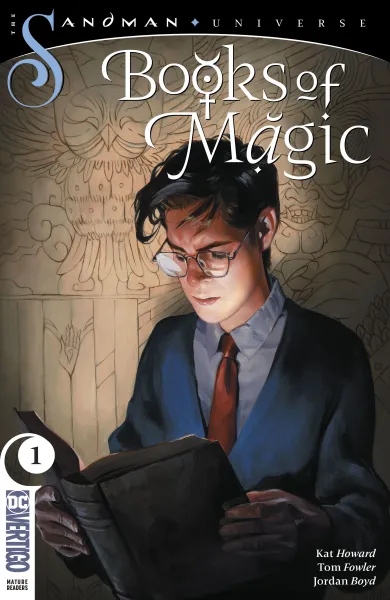 Read collections Books of Magic (2018) comic books online in PDF for free by Kat Howard, illustrated by Tom Fowler. Enjoy best free stories now.