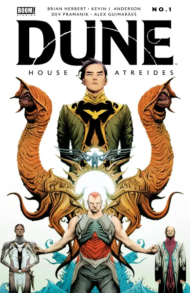 Read collections Dune: House Atreides (2020) comic books online in PDF for free by Brian Herbert, illustrated by Dev Pramanik. Enjoy best free stories now.