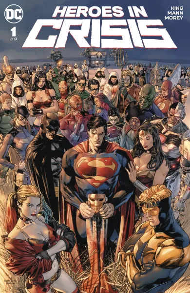 Read collections Heroes in Crisis (2018) comic books online in PDF for free by Tom King, illustrated by Clay Mann. Enjoy best free stories now.
