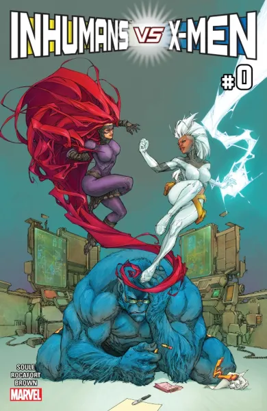 Read collections Inhumans vs X-Men (2016) comic books online in PDF for free by Charles Soule, illustrated by Kenneth Rocafort. Enjoy best free stories now.