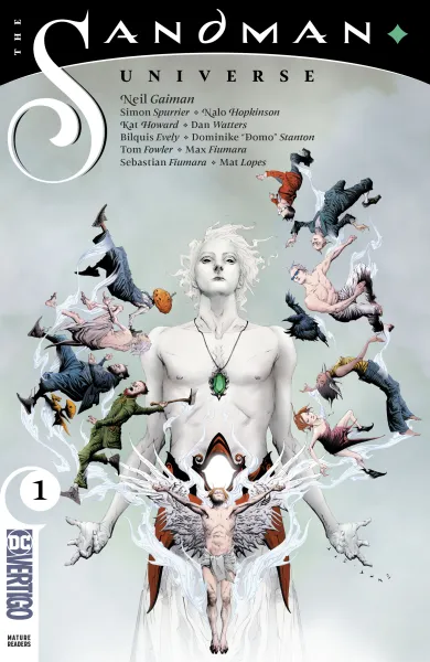 Read collections The Sandman Universe (2018) comic books online in PDF for free by Dan Watters, illustrated by Sebastian Fiumara and Bilquis Evely and Tom Fowler and Max Fiumara. Enjoy best free stories now.