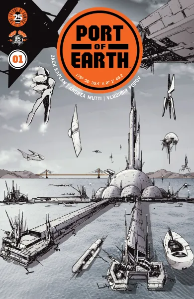 Read collections Port Of Earth (2017) comic books online in PDF for free by Zachary Kaplan, illustrated by Andrea Mutti. Enjoy best free stories now.