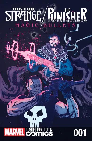Read collections Doctor Strange - The Punisher (2016) comic books online in PDF for free by John Barber, illustrated by Andrea Broccardo. Enjoy best free stories now.