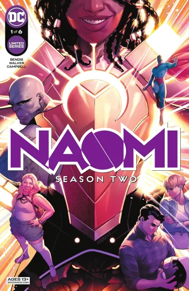 Read collections Naomi (2022) comic books online in PDF for free by David F. Walker, illustrated by Jamal Campbell. Enjoy best free stories now.