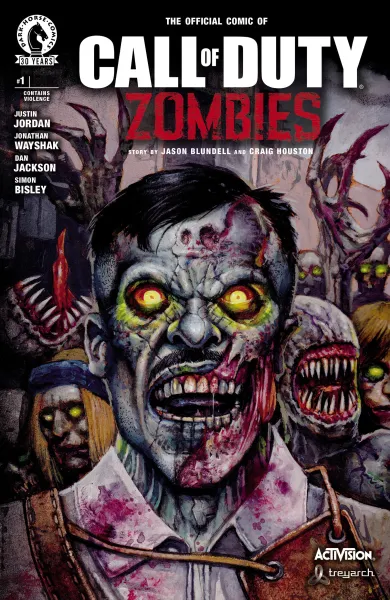 Read collections Call of Duty: Zombies (2016) comic books online in PDF for free by Justin Jordan, illustrated by Jonathan Wayshak. Enjoy best free stories now.