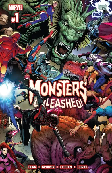 Read collections Monsters Unleashed (2017) comic books online in PDF for free by Cullen Bunn, illustrated by Steve McNiven. Enjoy best free stories now.