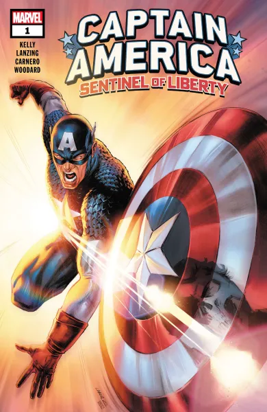 Read collections Captain America: Sentinel of Liberty (2022) comic books online in PDF for free by Collin Kelly, illustrated by Carmen Carnero. Enjoy best free stories now.