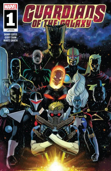 Read collections Guardians of the Galaxy (2019) comic books online in PDF for free by Donny Cates, illustrated by Geoff Shaw. Enjoy best free stories now.