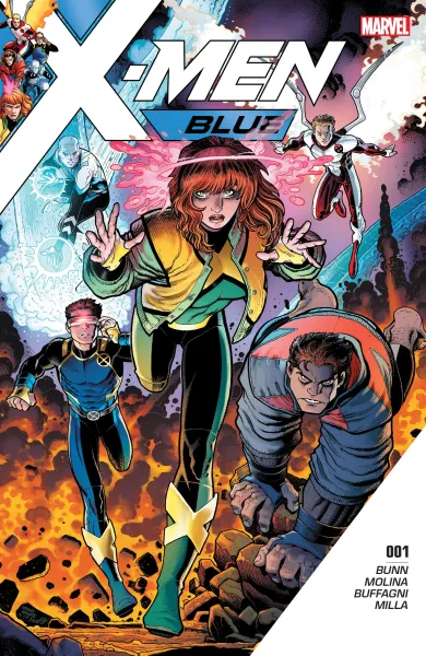 Read collections X-Men: Blue (2017) comic books online in PDF for free by Cullen Bunn, illustrated by Matteo Buffagni and Jorge Molina. Enjoy best free stories now.