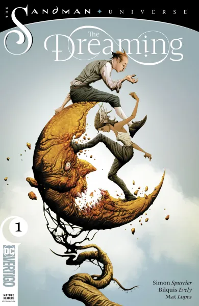 Read collections The Dreaming (2018) comic books online in PDF for free by Simon Spurrier, illustrated by Bilquis Evely. Enjoy best free stories now.