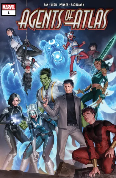 Read collections Agents Of Atlas (2019) comic books online in PDF for free by Greg Pak, illustrated by Nico Leon and Pop Mhan. Enjoy best free stories now.