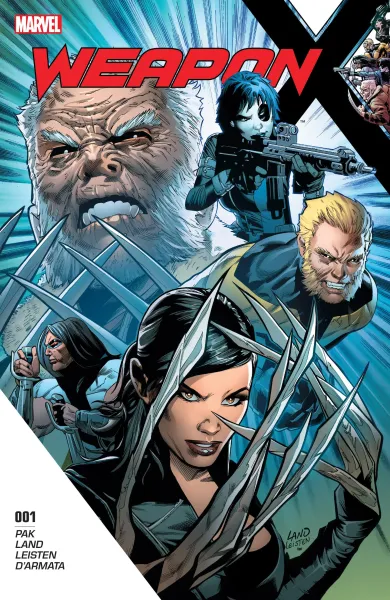 Read collections Weapon X (2017) comic books online in PDF for free by Greg Pak, illustrated by Greg Land. Enjoy best free stories now.