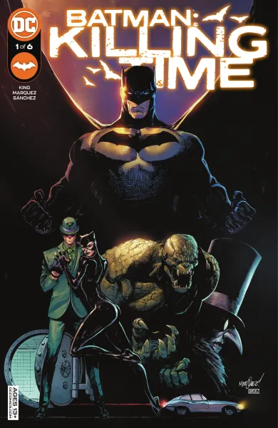 Read collections Batman: Killing Time (2022) comic books online in PDF for free by Tom King, illustrated by David Marquez and Alejandro Sanchez. Enjoy best free stories now.