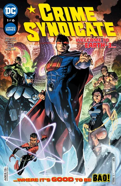 Read collections Crime Syndicate (2021) comic books online in PDF for free by Andy Schmidt, illustrated by Bryan Hitch and Kieran McKeown. Enjoy best free stories now.