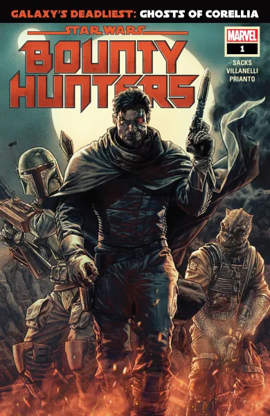 Read collections Star Wars: Bounty Hunters (2020) comic books online in PDF for free by Ethan Sacks, illustrated by Paolo Villanelli. Enjoy best free stories now.