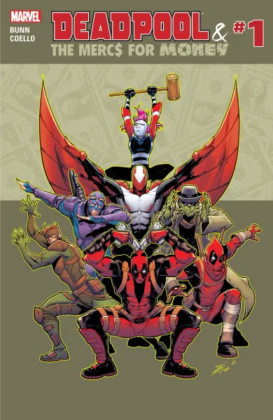 Read collections Deadpool & The Mercs For Money (2016) comic books online in PDF for free by Cullen Bunn, illustrated by Iban Coello. Enjoy best free stories now.
