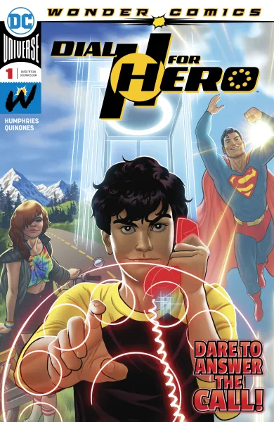 Read collections Dial H for Hero (2019) comic books online in PDF for free by Sam Humphries, illustrated by Joe Quinones. Enjoy best free stories now.