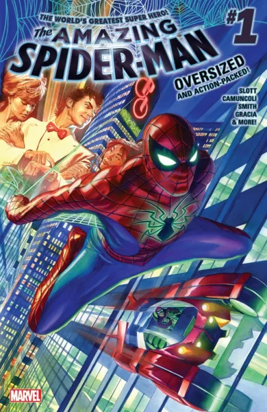 Read collections The Amazing Spider-Man (2015) comic books online in PDF for free by Dan Slott, illustrated by Alex Ross. Enjoy best free stories now.