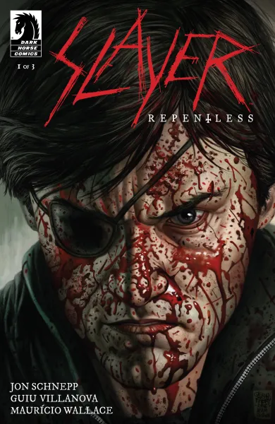 Read collections Slayer Repentless (2017) comic books online in PDF for free by Jon Schnepp, illustrated by Guiu Vilanova. Enjoy best free stories now.