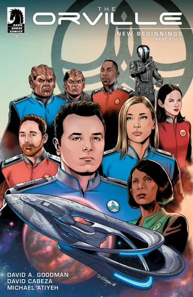 Read collections The Orville (2019) comic books online in PDF for free by David Goodman, illustrated by David Cabeza. Enjoy best free stories now.