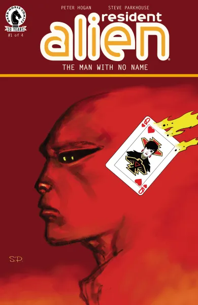 Read collections Resident Alien: The Man With No Name (2016) comic books online in PDF for free by Peter Hogan, illustrated by Steve Parkhouse. Enjoy best free stories now.