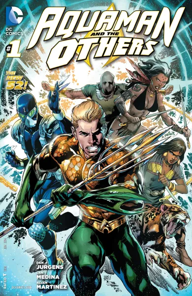 Read collections Aquaman and the Others (2014) comic books online in PDF for free by Dan Jurgens, illustrated by Lan Medina. Enjoy best free stories now.