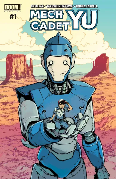Read collections Mech Cadet Yu (2017) comic books online in PDF for free by Greg Pak, illustrated by Takeshi Miyazawa. Enjoy best free stories now.
