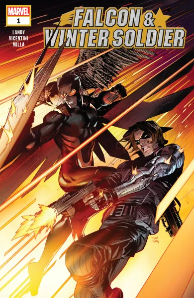 Read collections Falcon & Winter Soldier (2020) comic books online in PDF for free by Derek Landy, illustrated by Federico Vicentini. Enjoy best free stories now.
