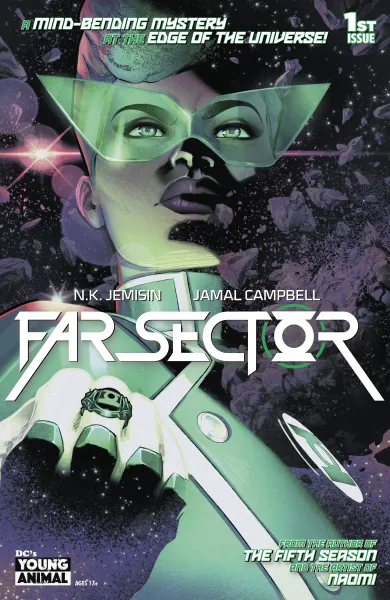 Read collections Far Sector (2019) comic books online in PDF for free by N.K. Jemisin, illustrated by Jamal Campbell. Enjoy best free stories now.