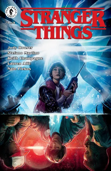 Read collections Stranger Things (2018) comic books online in PDF for free by Jody Houser, illustrated by Stefano Martino. Enjoy best free stories now.