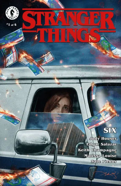 Read collections Stranger Things: SIX (2019) comic books online in PDF for free by Jody Houser, illustrated by Edgar Salazar. Enjoy best free stories now.