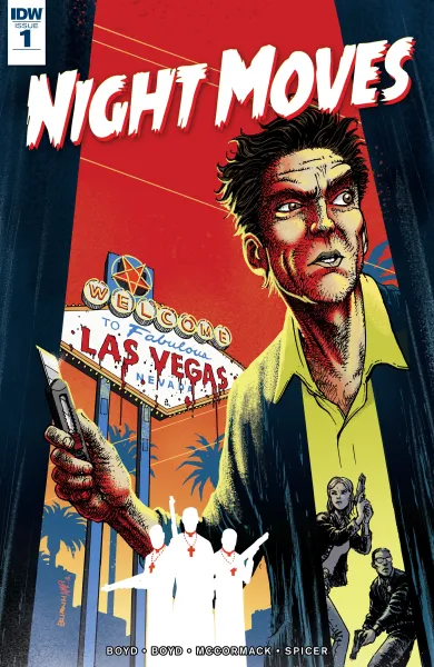Read collections Night Moves (2018) comic books online in PDF for free by Justin Boyd, illustrated by Clay McCormack. Enjoy best free stories now.
