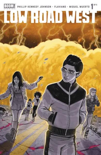 Read collections Low Road West (2018) comic books online in PDF for free by Phillip Johnson, illustrated by Flaviano. Enjoy best free stories now.